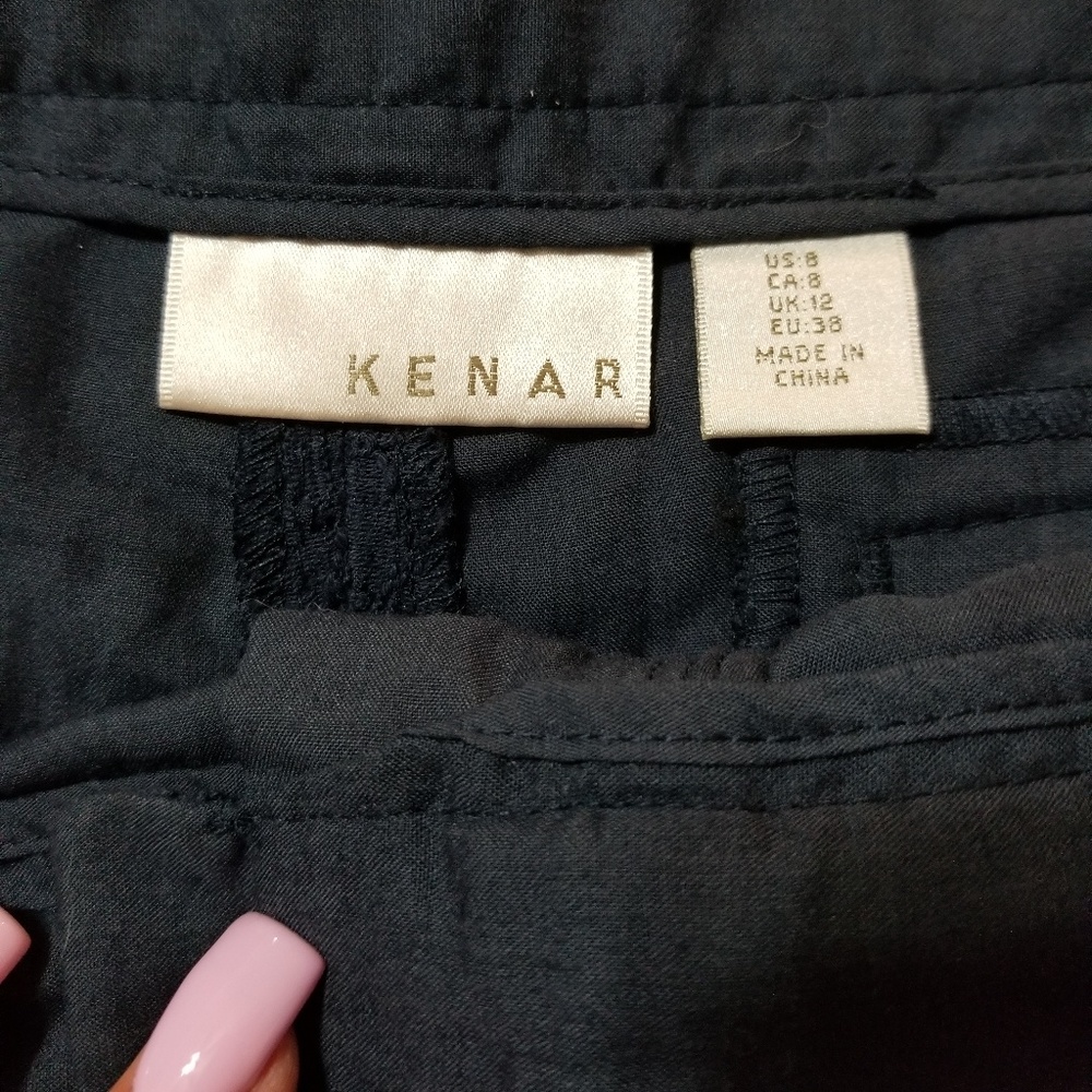 KENAR - Navy Chino Eyelet Shorts Sz 6 - Picture 2 of 7